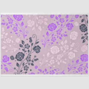 Papel de Tejido Floral Vintage Elegante