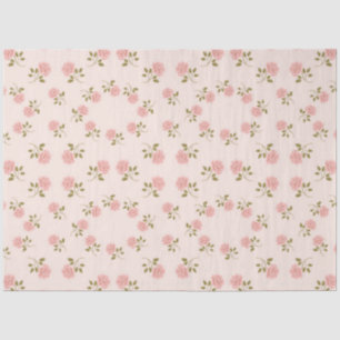Papel de Tejido Floral Vintage Elegante