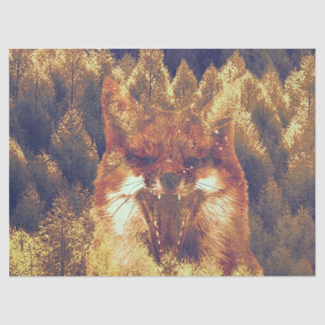 Papel de tejido forestal de Fox (Anverso)