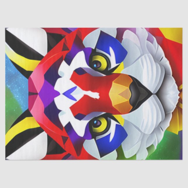 Papel de tejido gato de Alexander (Anverso)