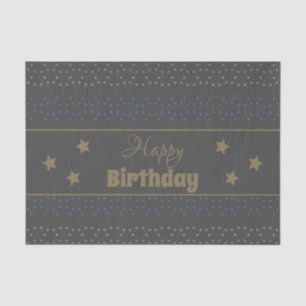 Papel De Tejido Gris Oscuro Con Patrón De Estrella