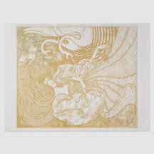 PAPEL DE TEJIDO: MUJER CON SUANOS : JAN TOOROP 189