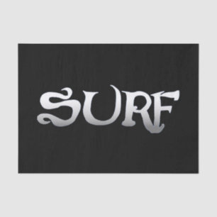 Papel de tejido negro de Surf