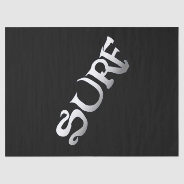 Papel de tejido negro de Surf inclinado (Anverso)