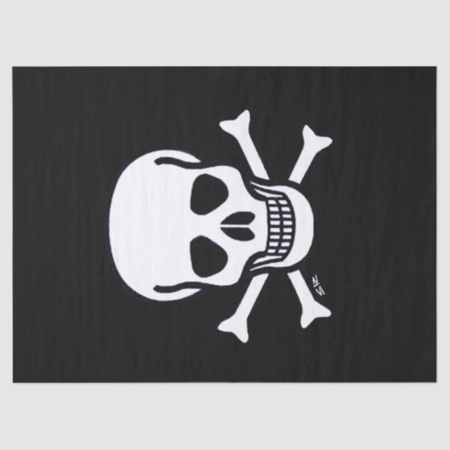 Papel de tejido negro para huesos (Anverso)