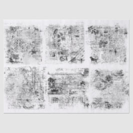 Papel de Tejido o Descomposición de Efema Vintado