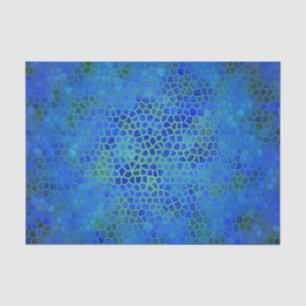 Papel de tejido oculto de dinosaurio azul