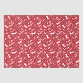 Papel de tejido óseo de perro