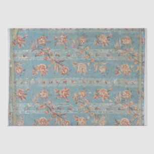 PAPEL DE TEJIDO : PAPEL DE PALABRA BOTÁNICO VINTAG