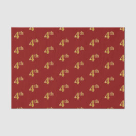 Papel de Tejido para Eventos Red, Faux Gold 4th (C