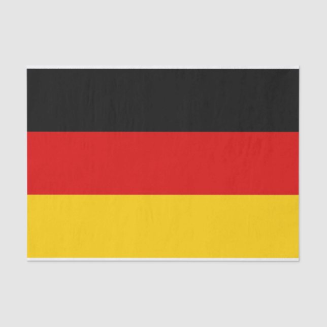 Papel de tejido patriótico con bandera de Alemania (Anverso)