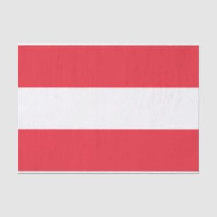 Papel de tejido patriótico con bandera de Austria
