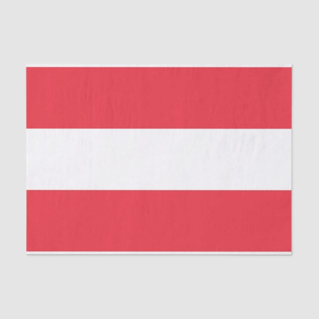Papel de tejido patriótico con bandera de Austria (Anverso)