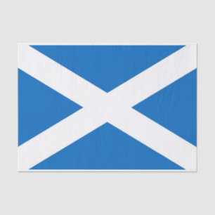 Papel de tejido patriótico con bandera de Escocia