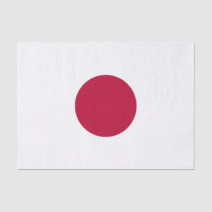 Papel de tejido patriótico con bandera de Japón