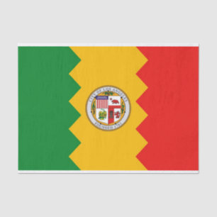 Papel de tejido patriótico con bandera de Los Ánge