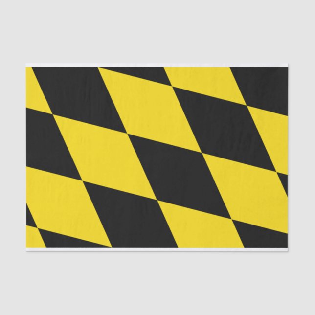 Papel de tejido patriótico con bandera de Múnich (Anverso)