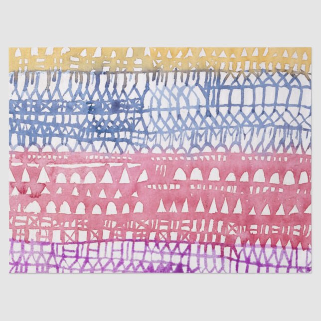 PAPEL DE TEJIDO: PAUL KLEE (Anverso)