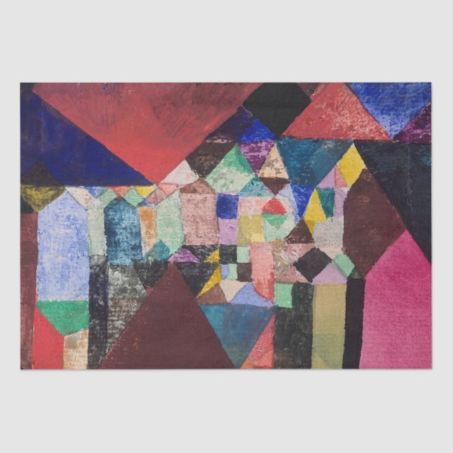 PAPEL DE TEJIDO : PAUL KLEE : JEWEL MUNICIPAL (Anverso)