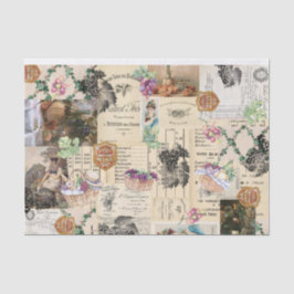 Papel de tejido pictórico de viñedos