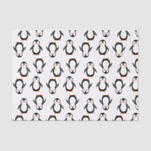 Papel de tejido pingüino