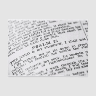 Papel De Tejido Psalm 23