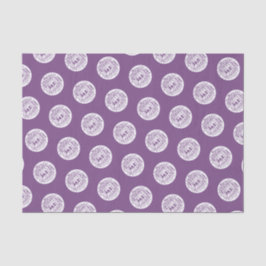 Papel de tejido púrpura paz en varios idiomas.