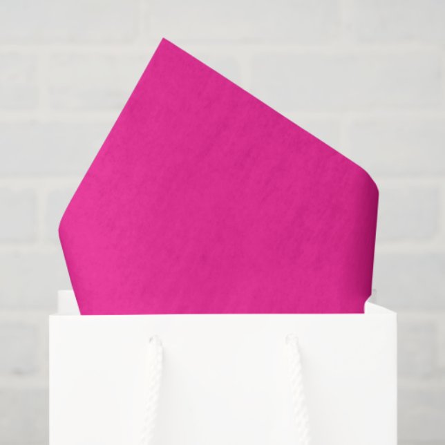 Papel de tejido rosa fluorescente (Bolsa de regalo)