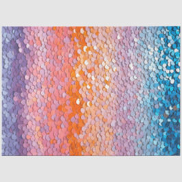 Papel de tejido secuencial colorido