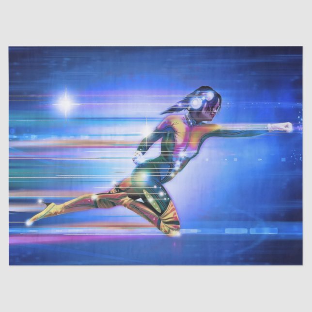 papel de tejido superhéroe (Anverso)