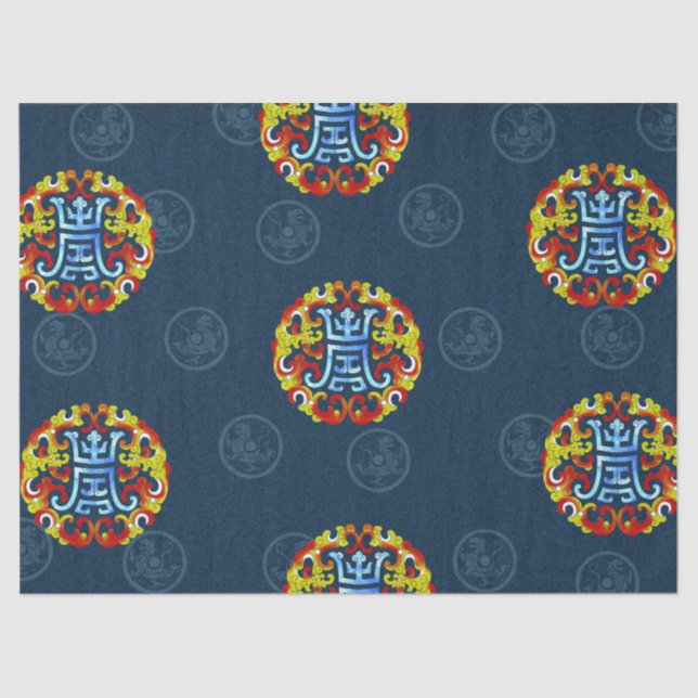 papel de tejido tradicional de china (Anverso)