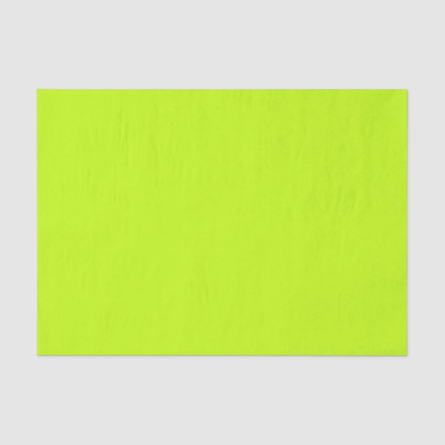Papel de tejido verde brillante o neón amarillo (Anverso)