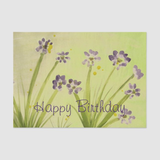 Papel De Tejido Verde Y Morado Lime De bonito (Anverso)