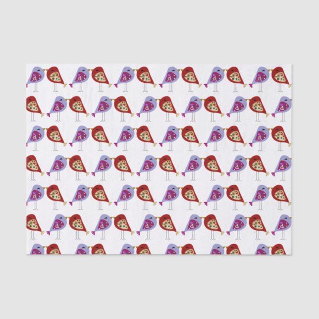 Papel de tejidos - Amantes (Anverso)