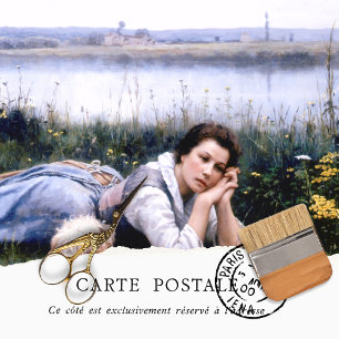 Papel de tejidos artesanales de Francia para mujer