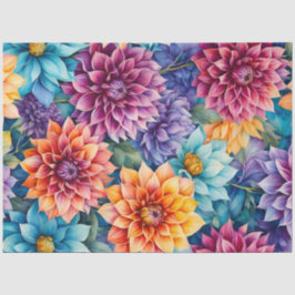 Papel de tejidos artísticos en el jardín de la cab