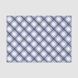 Papel de tejidos azul y blanco