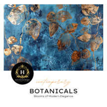 Papel de tejidos azul y hoja de oro profundo