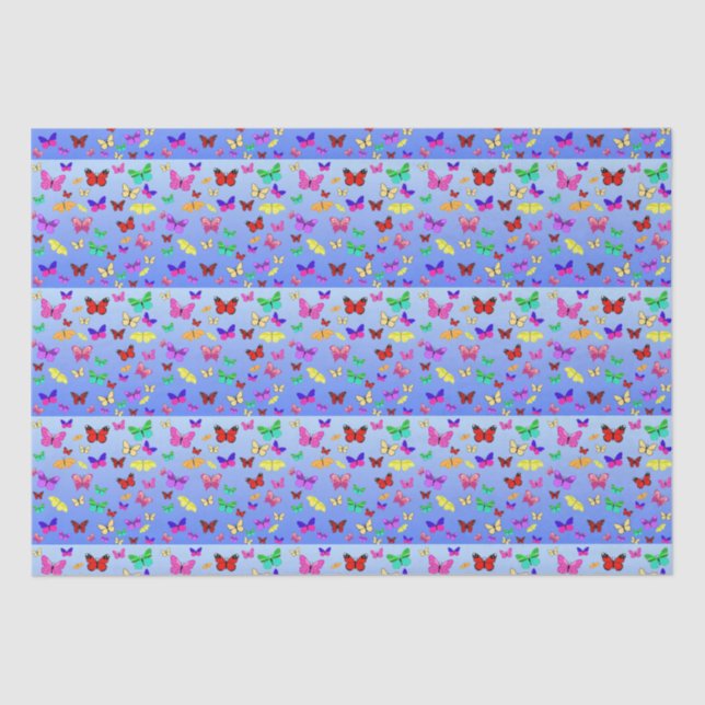 Papel de tejidos azules (Anverso)