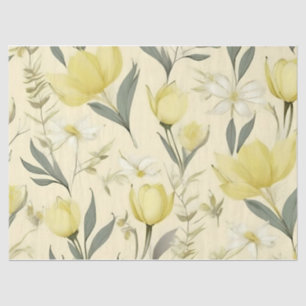 Papel de tejidos Boda de rosas amarillas