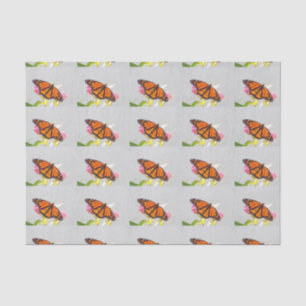 Papel de tejidos brillante de mariposa