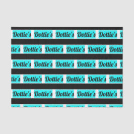 Papel de tejidos con el logotipo de la tienda de D