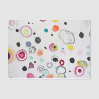 Papel de tejidos con puntos de tinta - 15 gsm (10 