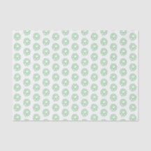 Papel de tejidos - Coronas verdes para Navidades