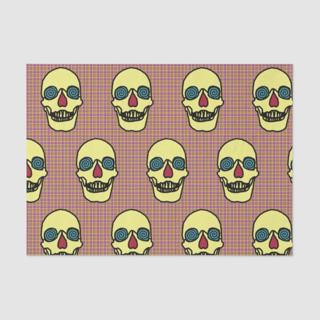 Papel de tejidos de 10 lb personalizado, ESQUÍ bla (Anverso)