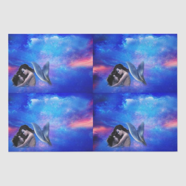 Papel de tejidos de amor para sirenas (Anverso)