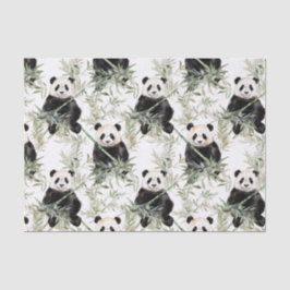 Papel de tejidos de bambú panda