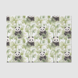 Papel de tejidos de bambú panda