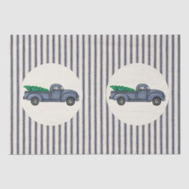 Papel de tejidos de camiones de árbol de Navidad a