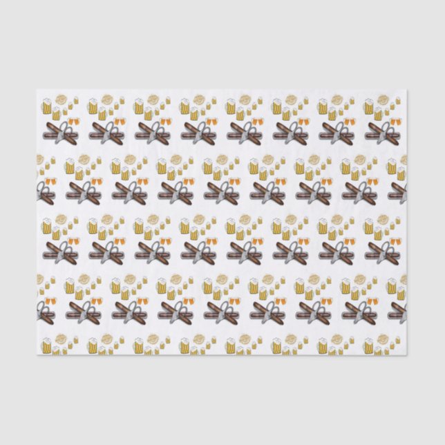 Papel de tejidos de cerveza (Anverso)